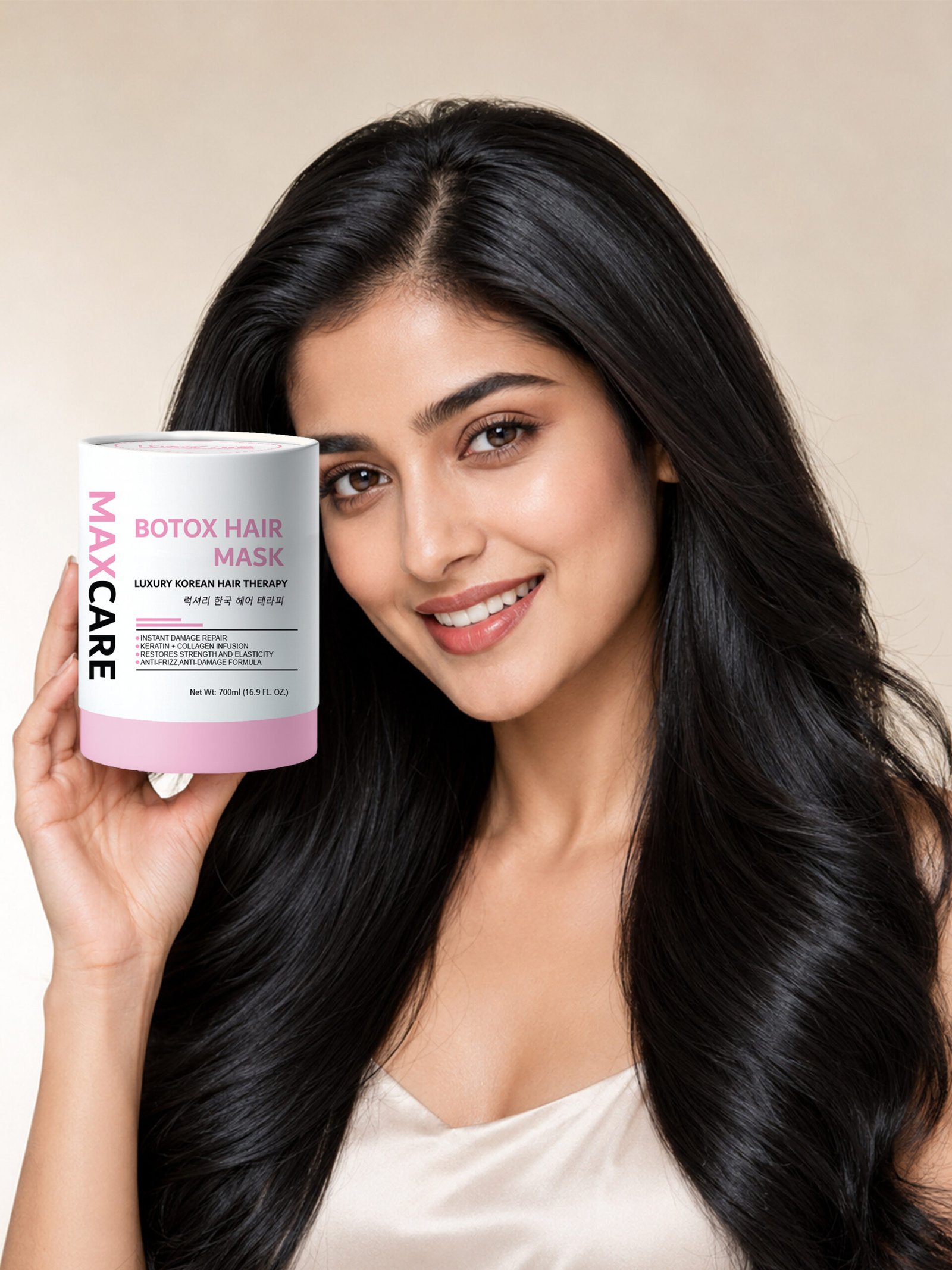 model shoot post mask maxcare pink